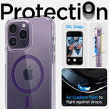 Spigen iPhone 14 Pro Skal Ultra Hybrid MagFit Deep Purple