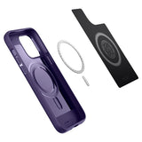 Spigen iPhone 14 Pro Skal Mag Armor MagFit Deep Purple