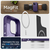 Spigen iPhone 14 Pro Skal Mag Armor MagFit Deep Purple