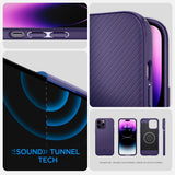 Spigen iPhone 14 Pro Skal Mag Armor MagFit Deep Purple