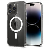 Spigen iPhone 14 Pro Max Skal AirSkin Hybrid MagFit Vit