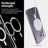 Spigen iPhone 14 Pro Max Skal AirSkin Hybrid MagFit Vit