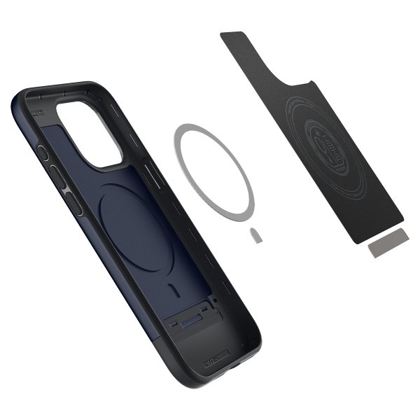Spigen iPhone 15 Pro Skal Style Armor MagFit Midnight Indigo