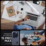Spigen iPhone 15 Pro Max Skal Ultra Hybrid MagFit Frost Natural Titanium