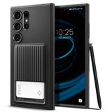 Spigen Samsung Galaxy S24 Ultra Skal Liquid Slot Matte Black