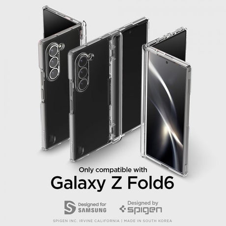 Spigen Samsung Galaxy Z Fold 6 Skal Ultra Hybrid Pro Crystal Clear