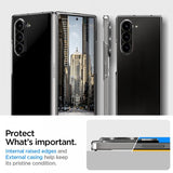 Spigen Samsung Galaxy Z Fold 6 Skal Air Skin Crystal Clear