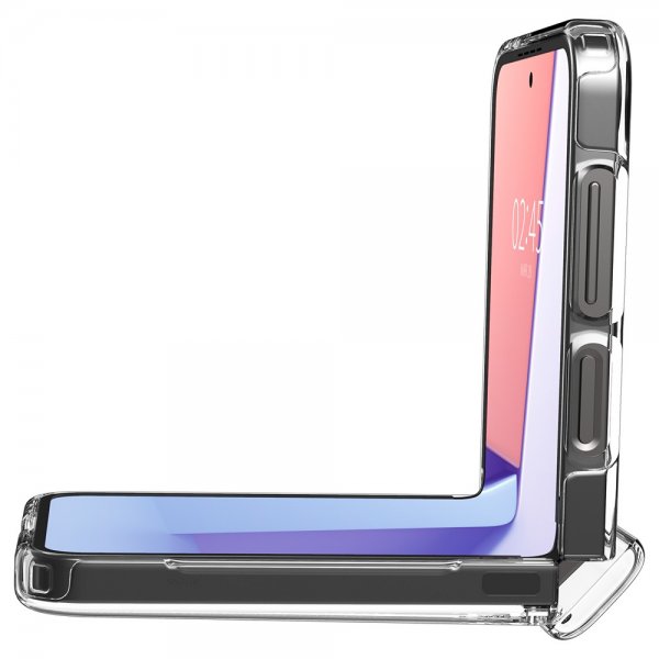 Spigen Samsung Galaxy Z Flip 6/Flip 7 FE Skal Ultra Hybrid Pro Crystal Clear