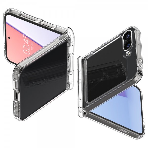Spigen Samsung Galaxy Z Flip 6/Flip 7 FE Skal Ultra Hybrid Pro Crystal Clear