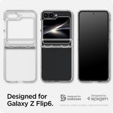 Spigen Samsung Galaxy Z Flip 6/Flip 7 FE Skal Ultra Hybrid Pro Crystal Clear