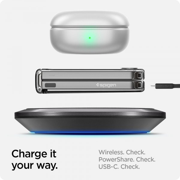 Spigen Samsung Galaxy Z Flip 6/Flip 7 FE Skal Ultra Hybrid Pro Crystal Clear