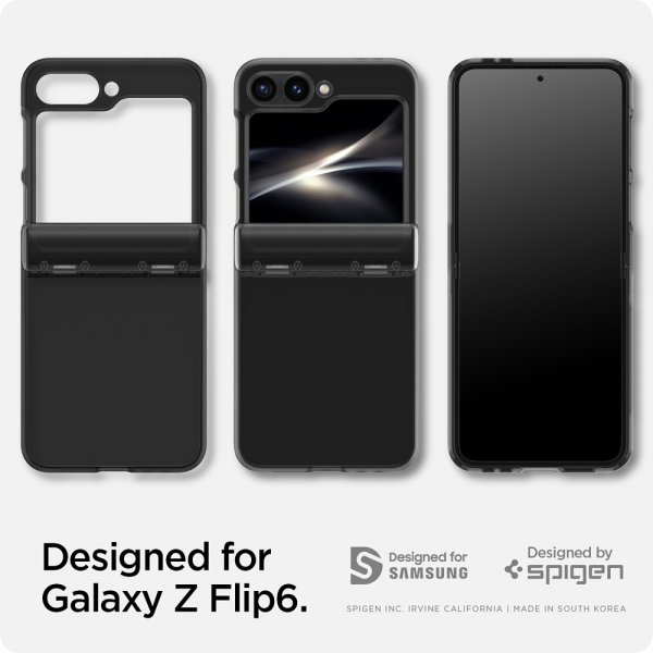 Spigen Samsung Galaxy Z Flip 6/Flip 7 FE Skal Ultra Hybrid Pro Frost Gray