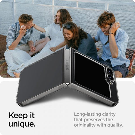 Spigen Samsung Galaxy Z Flip 6/Flip 7 FE Skal Air Skin Crystal Clear