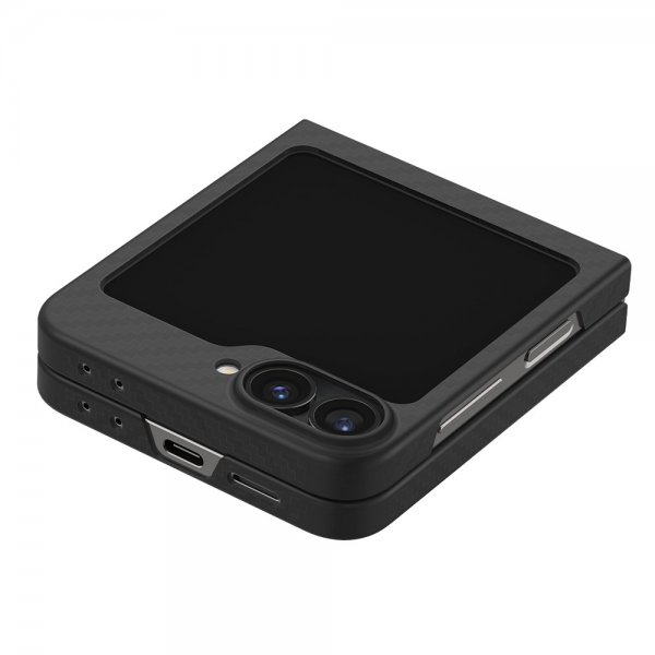Spigen Samsung Galaxy Z Flip 6/Flip 7 FE Skal Air Skin Aramid Svart