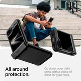Spigen Samsung Galaxy Z Flip 6/Flip 7 FE Skal Tough Armor Pro Svart