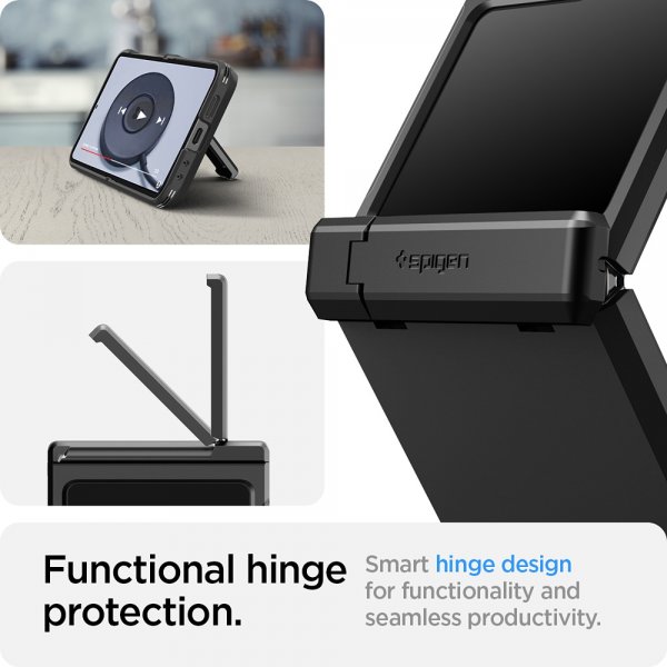 Spigen Samsung Galaxy Z Flip 6/Flip 7 FE Skal Tough Armor Pro Svart