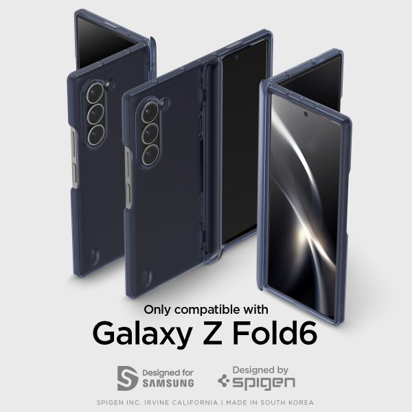 Spigen Samsung Galaxy Z Fold 6 Skal Ultra Hybrid Pro Frost Navy Blue