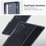 Spigen Samsung Galaxy Z Fold 6 Skal Ultra Hybrid Pro Frost Navy Blue