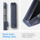 Spigen Samsung Galaxy Z Flip 6/Flip 7 FE Skal Ultra Hybrid Pro Frost Navy Blue