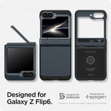 Spigen Samsung Galaxy Z Flip 6/Flip 7 FE Skal Tough Armor Pro Metal Slate