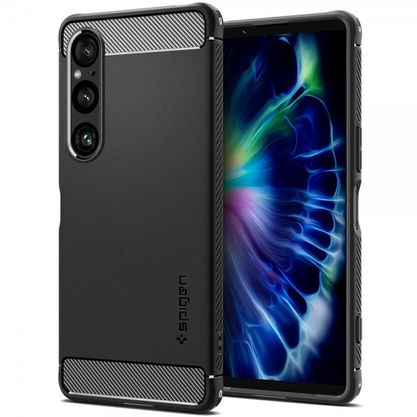 Spigen Sony Xperia 1 VI Skal Rugged Armor Matte Black