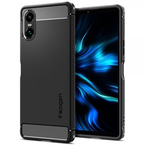 Spigen Sony Xperia 10 VI Skal Rugged Armor Matte Black