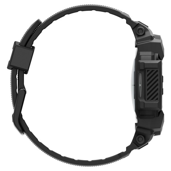 Spigen Samsung Galaxy Watch 7 44mm Armband och Skal Rugged Armor Pro Matte Black
