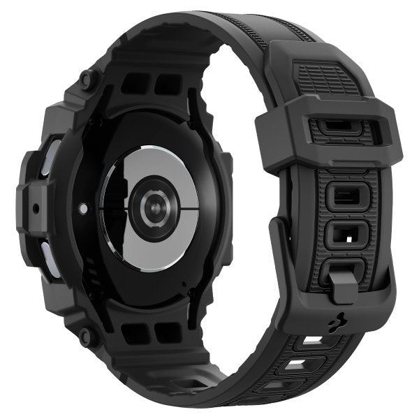 Spigen Samsung Galaxy Watch 7 44mm Armband och Skal Rugged Armor Pro Matte Black
