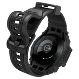 Spigen Samsung Galaxy Watch 7 44mm Armband och Skal Rugged Armor Pro Matte Black
