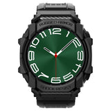Spigen Samsung Galaxy Watch Ultra Armband och Skal Rugged Armor Pro Matte Black