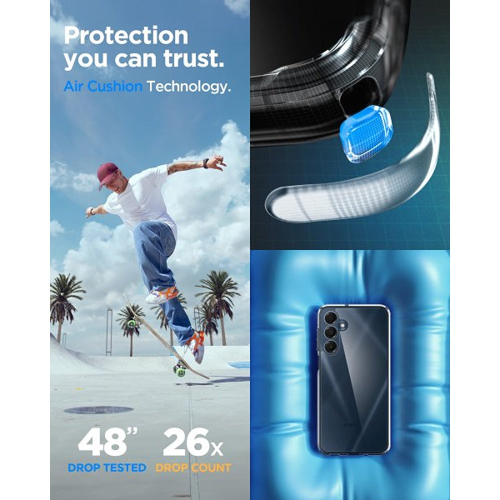 Spigen Samsung Galaxy A16 Skal Ultra Hybrid Crystal Clear