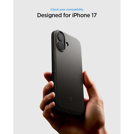 Spigen iPhone 17 Skal Thin Fit MagFit Gunmetal