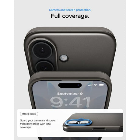 Spigen iPhone 17 Skal Thin Fit MagFit Gunmetal