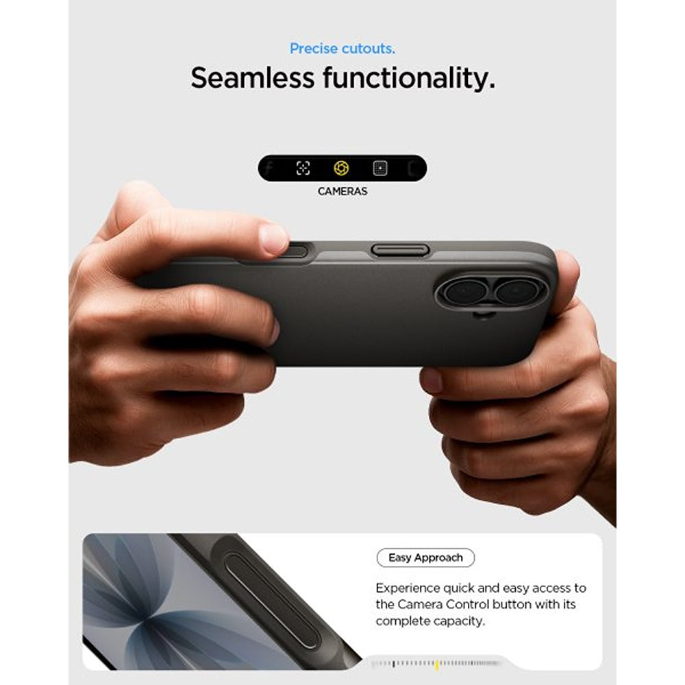 Spigen iPhone 17 Skal Thin Fit MagFit Gunmetal