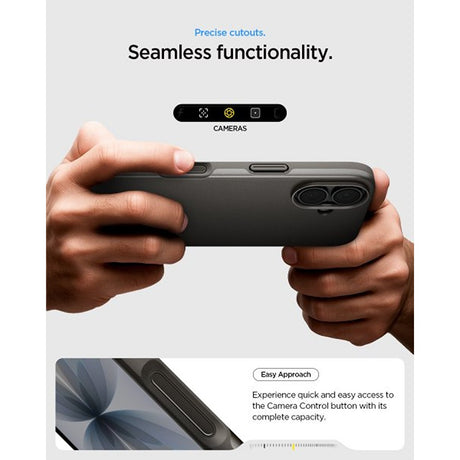 Spigen iPhone 17 Skal Thin Fit MagFit Gunmetal