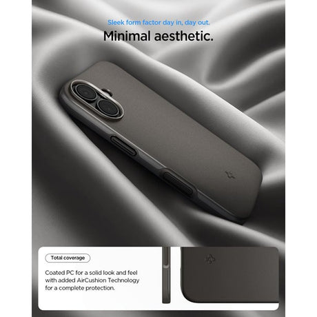 Spigen iPhone 17 Skal Thin Fit MagFit Gunmetal