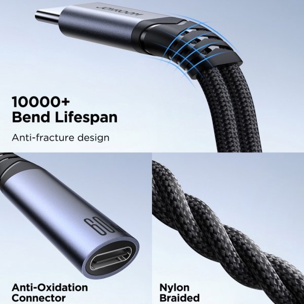 Joyroom Adapter 2-in-1 Audio Adapter USB-C to dual USB-C