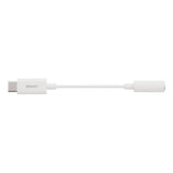 Deltaco Adapter USB-C till 3.5mm Vit