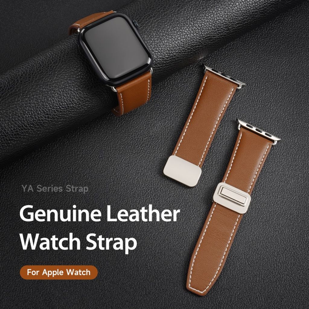 Dux Ducis Apple Watch 44/45/46mm/Ultra 49mm Armband YA Series Brun