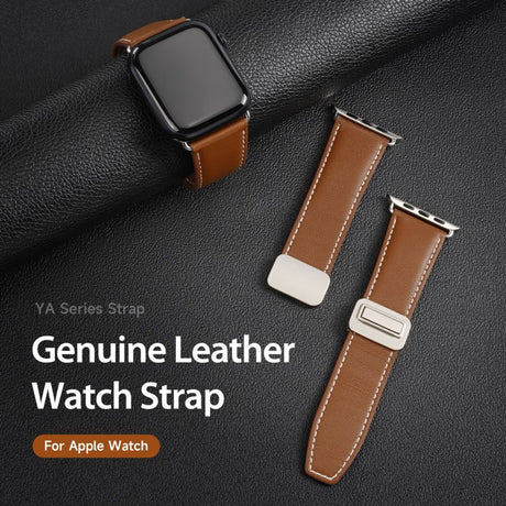 Dux Ducis Apple Watch 44/45/46mm/Ultra 49mm Armband YA Series Brun