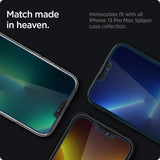 Spigen iPhone 13 Pro Max/iPhone 14 Plus Skärmskydd GLAS.tR EZ Fit Privacy 2-pack