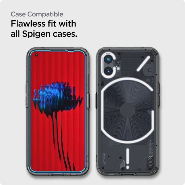 Spigen Nothing Phone (1) Skärmskydd GLAS.tR ALIGNmaster 2-pack