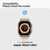 Spigen Apple Watch Ultra Skärmskydd GLAS.tR EZ Fit 2-pack