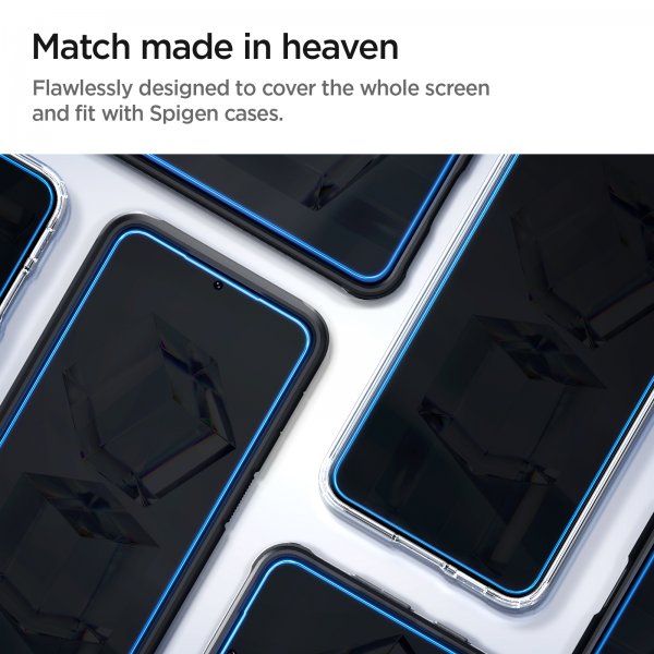 Spigen Samsung Galaxy S23 Skärmskydd GLAS.tR EZ Fit 2-pack