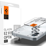 Spigen Nothing Phone (1) Kameraskydd GLAS.tR EZ Fit Optik Pro 2-pack Silver