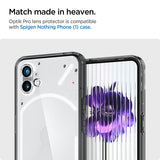 Spigen Nothing Phone (1) Kameraskydd GLAS.tR EZ Fit Optik Pro 2-pack Silver