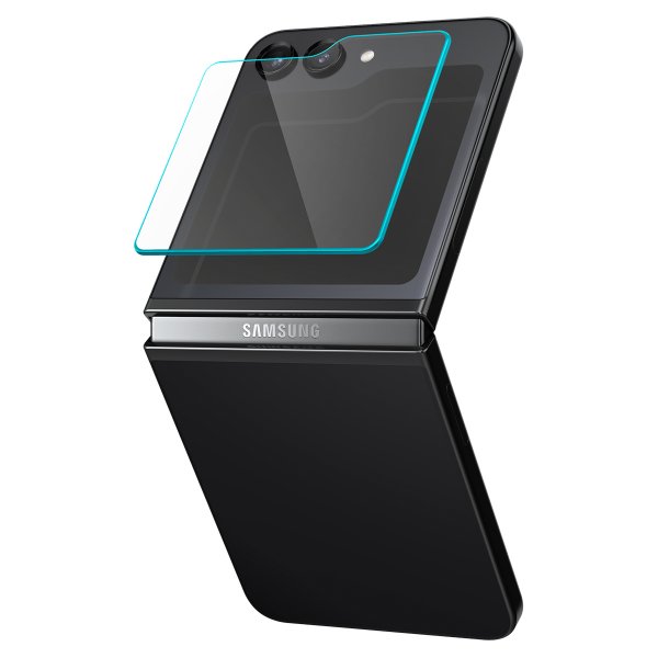 Spigen Samsung Galaxy Z Flip 5 Skärmskydd GLAS.tR EZ Fit 2-pack