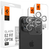 Spigen iPhone 14/15/16/17 Pro & Pro Max Kameraskydd GLAS.tR EZ Fit Optik Pro 2-pack Crystal Clear