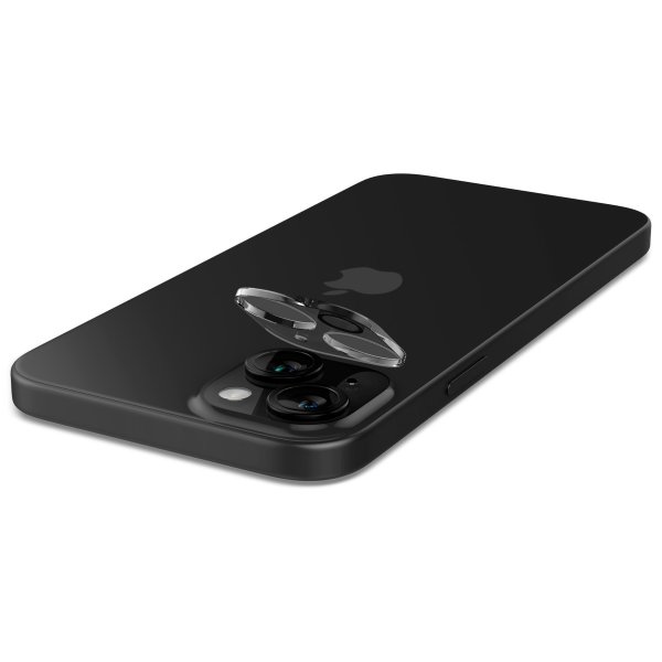 Spigen iPhone 14/15/14 Plus/15 Plus Kameraskydd Glas.tR Optik Crystal Clear 2-pack