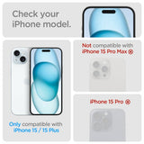 Spigen iPhone 14/15/14 Plus/15 Plus Kameraskydd Glas.tR Optik Crystal Clear 2-pack
